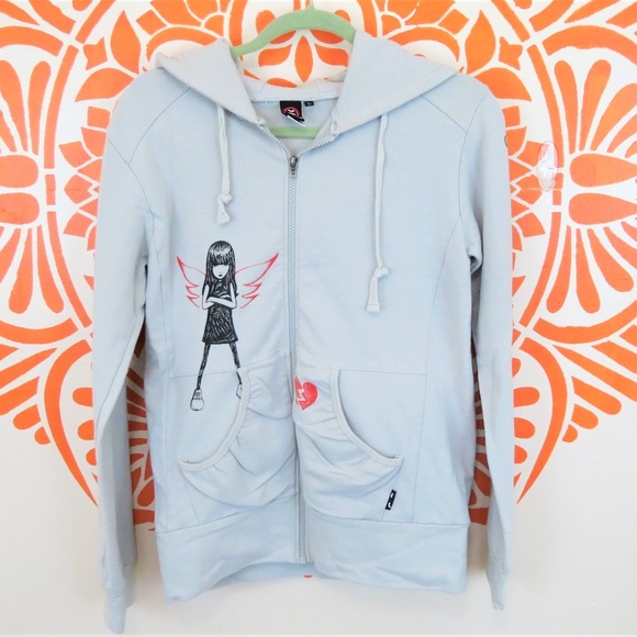 Emily The Strange Tops - Emily The Strange Cartoon Sweatshirt
